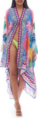 RANEES Flamingo Cover-Up Ruana