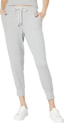 Kiki Rib 7/8 Sweatpants (Heather Grey) Women's Casual Pants