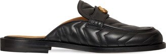 Double G matelassé leather slippers