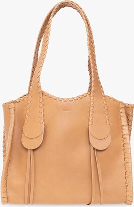 ‘Mony Medium’ Shopper Bag - Brown-AA