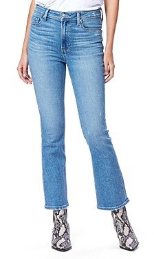 Claudine High Rise Ankle Flare Jeans in Seaspray