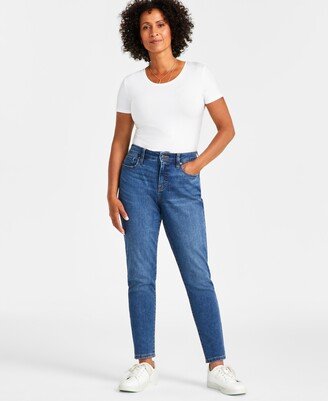 Style & Co Women's Curvy-Fit Mid-Rise Skinny Jeans, Regular, Short and Long Lengths, Created for Macy's