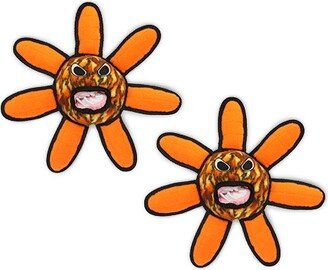 Tuffy Alien Ball Flower Fire, 2-Pack Dog Toys