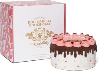 Thoughtfully Pets, Girl Dog Birthday Cookie Cake, Ginger Flavored, Pink 6 Round