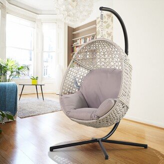 No Large Hanging Egg Chair with Stand