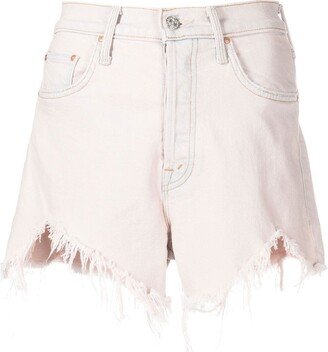 Tomcat frayed denim shorts