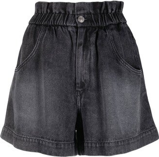 MARANT ÉTOILE Titea elasticated-waist denim shorts