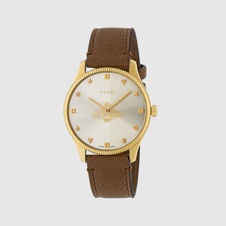 G-Timeless watch with bee, 36 mm