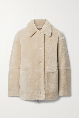 Reversible Shearling Jacket - Cream