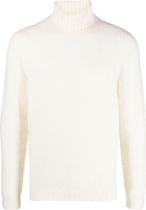 Roll-Neck Wool-Blend Jumper-AD