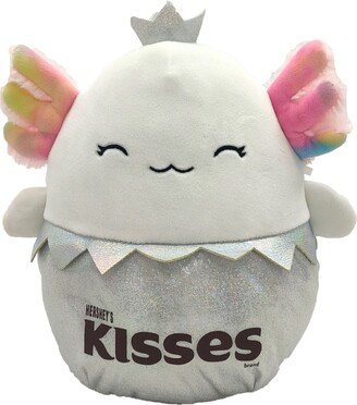 Squishmallows Hershey Kisses Axolotl Stuffed Animals, 9 - White, Silver, Multi