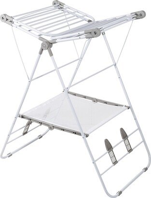 Large Expandable Gullwing Clothes Drying Rack