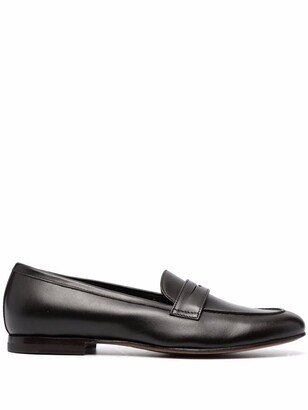 Valeria leather penny loafers