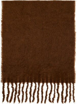 White & Brown Gradient Scarf