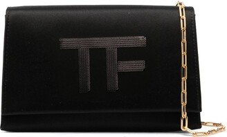 TF embellished crossbody bag