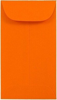 JAM Paper & Envelope JAM Paper #6 Coin Business Colored Envelopes 3.375 x 6 Orange Recycled 356730558