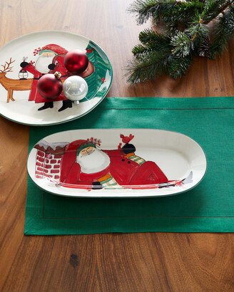 Old St. Nick Small Oval Platter