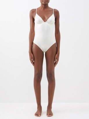 Seychelles Plunge-neck Swimsuit