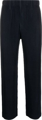 Pleated Straight Leg Trousers-AD