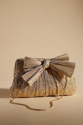 Rayne Gold Bow Clutch