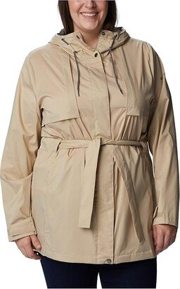 Plus Size Pardon My Trench Rain Jacket (Ancient Fossil) Women's Coat