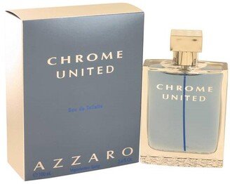 501982 Chrome United by Eau De Toilette Spray 3.4 oz