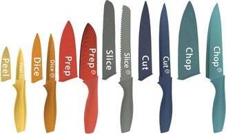 MasterChef® 12-Piece Colored Knife Set with Logo