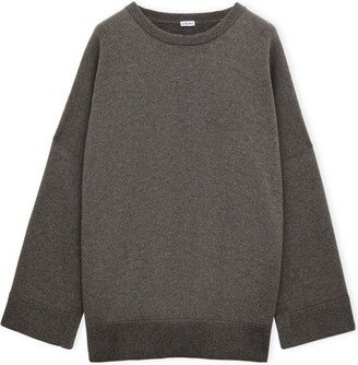 Cashmere Open-Back Sweater