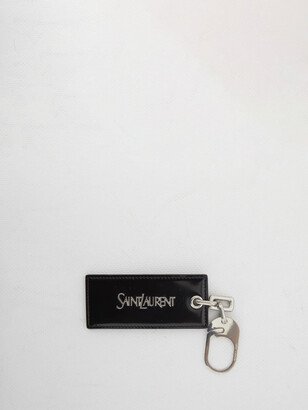 Keyring in brushed leather