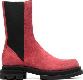 Chelsea suede boots