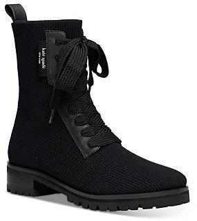 Women's Merigue Knit Combat Boots