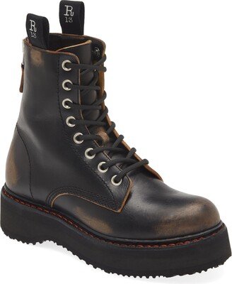 Platform Combat Boot-AB