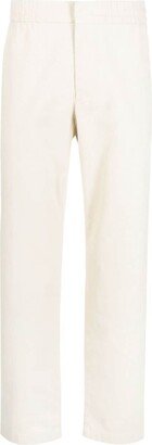 Tonal Cotton Tapered Trousers