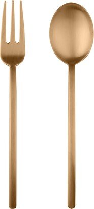 Due Ice Oro 2-Piece Serving Set