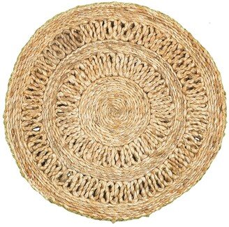 Natural Natural Jute Rotary Placemats - Set of Two