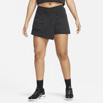 Sportswear Tech Pack Women's High-Rise Skort in Black