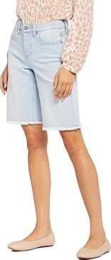 High Rise Boyfriend Denim Bermuda Shorts in Quinta