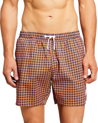 Men's Printed Swim Trunks