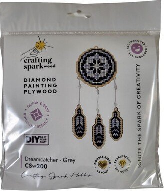 Crafting Spark Dreamcatcher - Grey CSW200 Diamond Painting on Plywood Kit