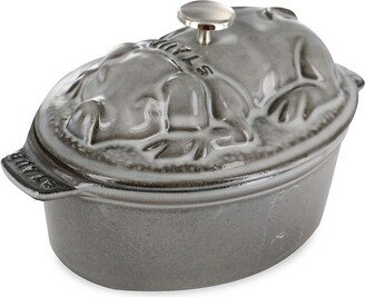 1 Quart Cast Iron Pig Cocotte