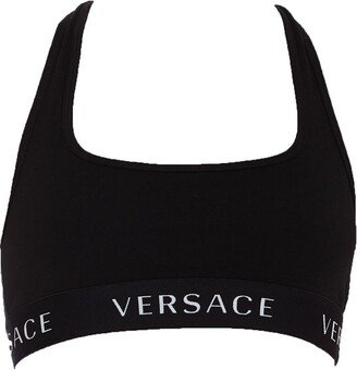 Logo Band Sports Bra