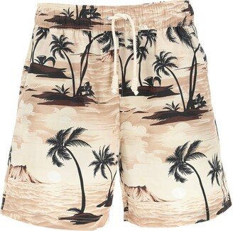 X Vilebrequin Hawaiian Swim Shorts