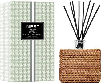 Rattan Wild Mint & Eucalyptus Reed Diffuser (Limited Edition)