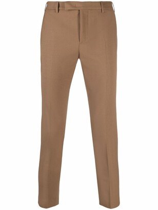 PT Torino Pressed-Crease Slim-Fit Tailored Trousers