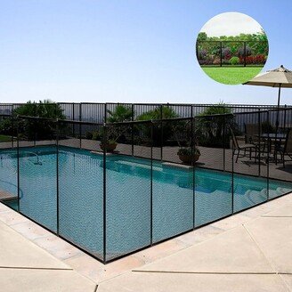 4'X12' Swimming Pool Fence Garden Fence Child Barrier Safety