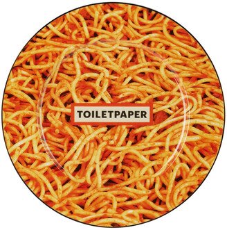 White Toiletpaper Edition Spaghetti Plate