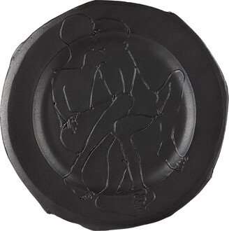 Yellow Nose Studio SSENSE Exclusive Black Self Portrait Dinner Plate