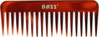 Bass Brushes Tortoise Shell Finish Grooming Comb Premium Acrylic Wide Tooth Style Wide Tooth Style