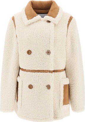 chole faux shearling jacket