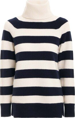 Striped Roll Neck Sweater